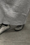 Daniel Andresen Knit Skirt Collection Handmade in Belgium DA-CARDINAL-HUI 1 Virgin wool Grey PDA7